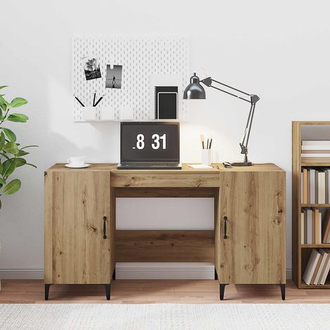 vidaXL Scrivania Rovere Artigianale 140 x 50 x 75 cm Legno