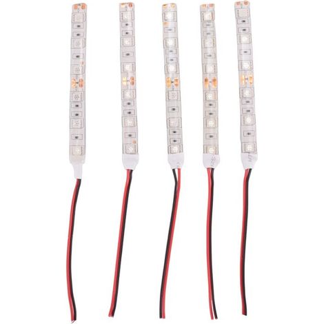 5 pièces bande LED étanche 5050 10cm vert 12V pour voiture bateau caravane (1/5)