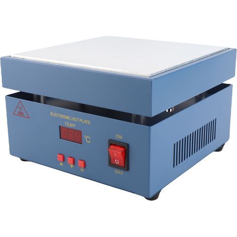 200 x 200 mm Microcomputer Electric Heating Plate Preheating Plate 800W (1/5)