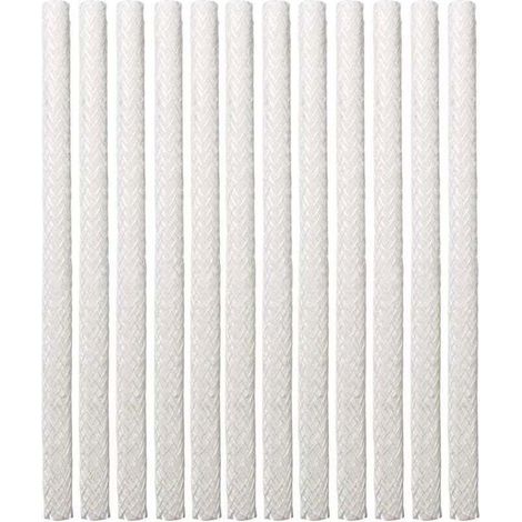 12PCS noyau d'huile, fibre de verre Tiki Wick torche de remplacement en fibre de verre Tiki pour extérieur Tiki patio éclairage lampe de jardin (1/4)