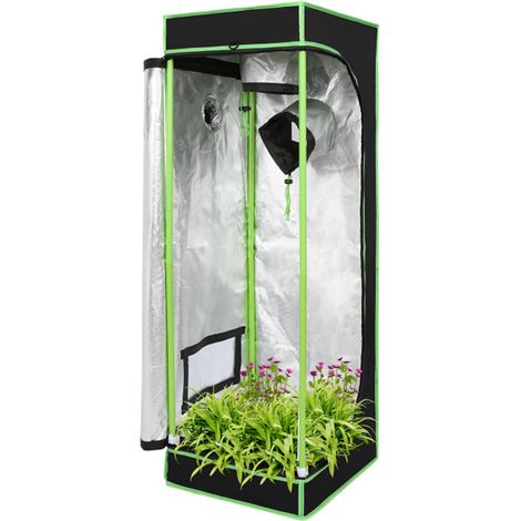 SWANEW 40x40x120cm Tenda per piante Tenda per piante Tenda per giardini Serra per ortaggi Erbe Armadio per la crescita (1/5)
