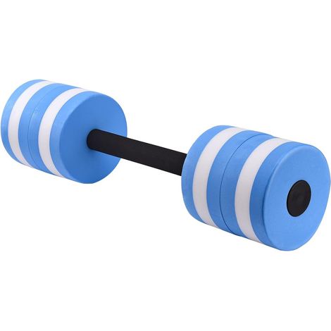 Haltère Flottant Bleu EVA, équipement D'aérobic Aquatique Flottant pour Exercices en Piscine, 29,9x5,9x5,9 Pouces (1/3)