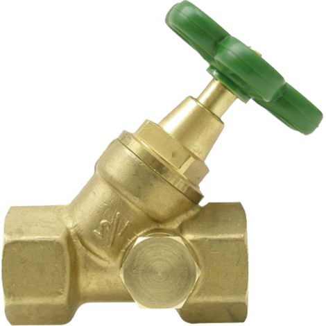 Eckventil aus Messing, 1/2" 65 mm Innengewinde, 2600410376, Granit