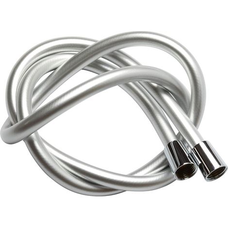 Tubo flessibile per doccia 1,5 m, tubo flessibile per doccia in PVC con doppio sistema antitorsione, ricambio universale, flessibile e impermeabile - facile da pulire (1/5)