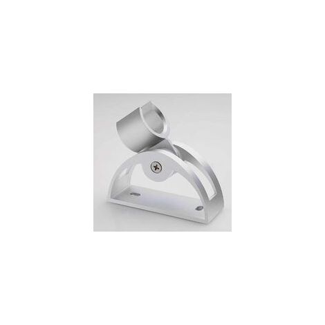Space aluminum shower base, fixed and adjustable shower base, shower nozzle hose holder, shower base, curved base (1/3)