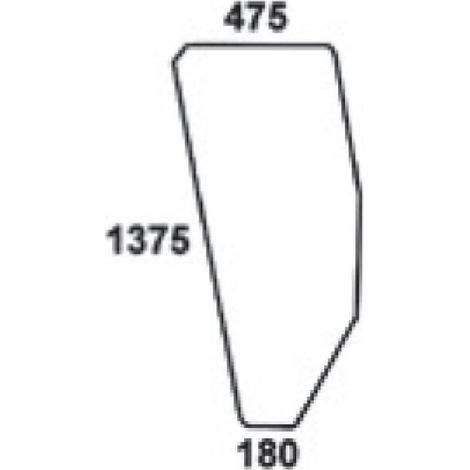 Vitre de porte UNIVERSEL D9007 (1/2)