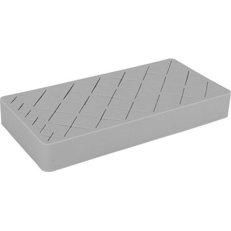 Silikon-Lippenstift-Organizer mit 24 Fächern, Aufbewahrungsbox für Make-up und Kosmetik, grauer Präsentationsständer (1/5)