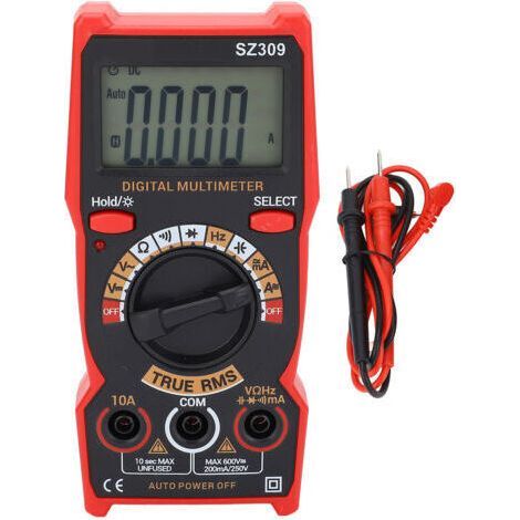 Digital Multimeter Automotive Battery Voltage Tester DC/AC Test Kit Voltmeter Ammeter Smart Power Tool SZ309 (1/5)