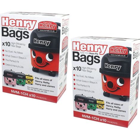 Lot de 2 boites de 10 sacs d'origine