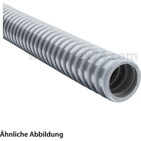 FLEXA AIRflex-K Spiralschutzschlauch aus PVC innen glatt - FSK 10, AD 10,0mm, ID 7,0mm innen glatt, Mindestbiegeradius bewegt 40,0mm - 1 Meter
