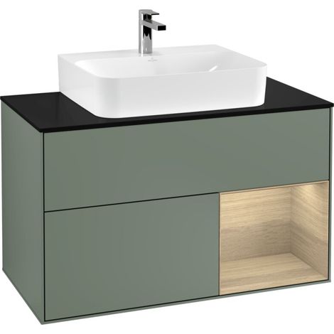 Villeroy & Boch F122PCGM Meuble sous-lavabo Finion F12 (1/2)