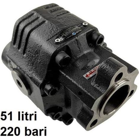 Pompe hydraulique à engrenages 51L 220 bar 3 trous bidirectionnelle CW CCW