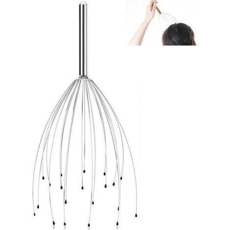 Masseur de tête Orgasmatron - Grattoir de tête Double Sprouts 1 pièce-AquaForge (1/2)