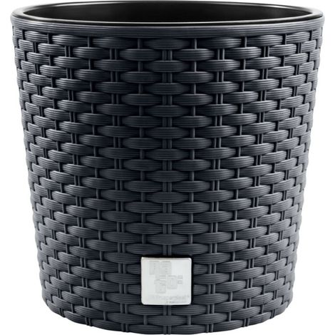 Pot de fleurs rond Rato DRTUS400L avec insert Anthracite (1/5)