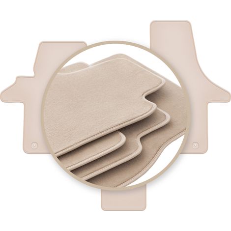 Alfombrillas PREMIUM beige para: VW Transporter T5 Caravelle 2 plazas 2003-2015 (1/5)