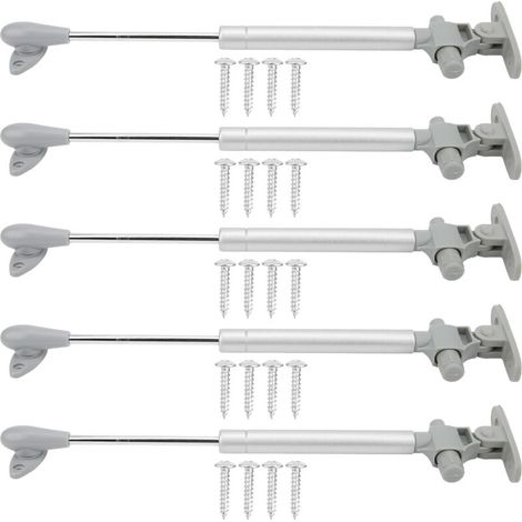 Tige Hydraulique Tige [100N] Support Porte Gaz Tatami Verre en Alliage Aluminium 5Pcs 20 Vis [Bold Solid Link Rod] (1/5)