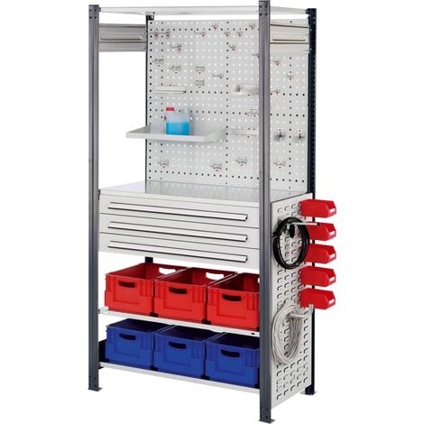 Kappes ®RasterPlan Steckregale 2000x1000x500mm Modell 8 anthrazitgrau