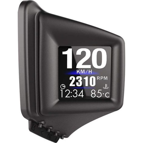 Compteur de Vitesse, Affichage tête Haute pour Voitures OBD, Compteur de Vitesse GPS, affichage tête haute KMH/MPH pour Toutes les Voitures