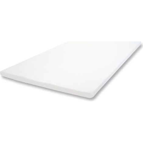 6cm Surmatelas en mousse à froid HHG-502, Couvre-matelas, housse de matelas, 140x200cm (1/5)