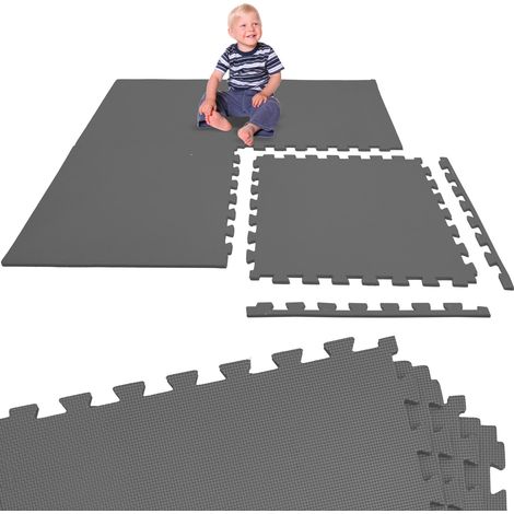 4 Pièces Tapis de Sol pour Enfants - 50x50 Dalles Mousse EVA - Surface de Jeu