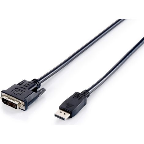 Equip 119336 câble vidéo et adaptateur 2 m DisplayPort DVI-D Noir
