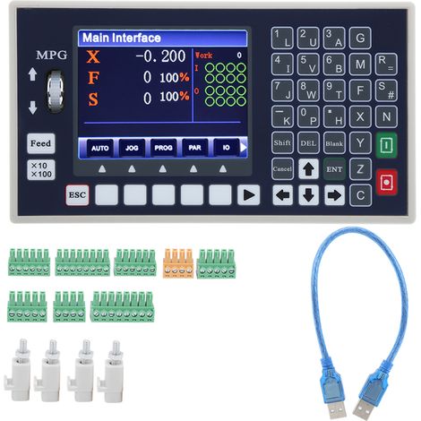 Contrôleur de moteur pas à pas servo système CNC de mouvement Programmable sortie d'impulsion à 4 axes WS55H-4 4 axes (1/4)