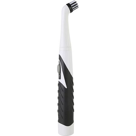 Elektrischer Mehrzweckreiniger mit 4 ABS-Bürstenköpfen – Ergonomisches Handgerät (18 cm) für Küche, Bad und Böden (1/3)