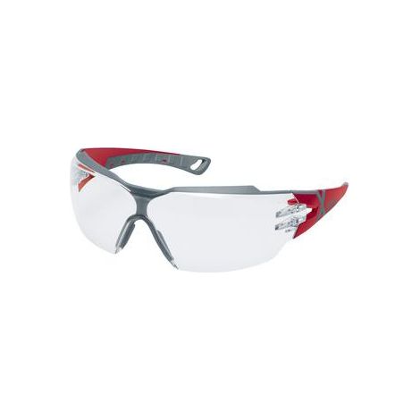 UVEX Schutzbrille pheos cx2 exc. AS AF klar rot/grau 9198.258