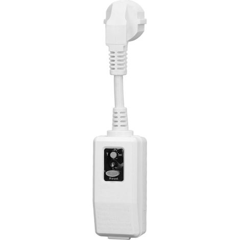 16-A-Auslaufsichere Adaptersteckdose für Klimaanlage, europäischer Stecker mit Fehlerstromschutzschalter, Direktanschluss, 100–250 V (1/5)