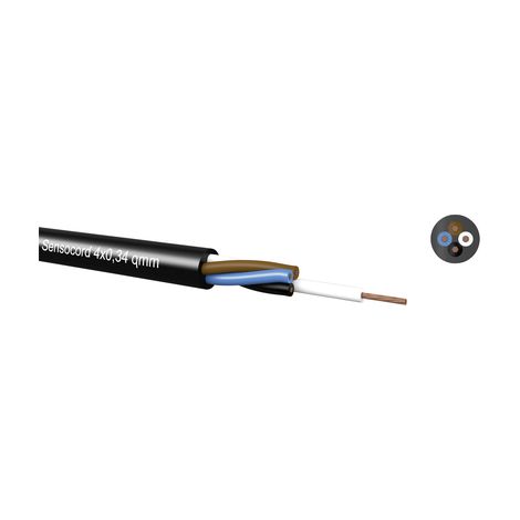Fil électrique kabeltronik sensocord 3 x 0,34 mm robuste