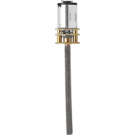 Moteur à engrenages 12FN20 200RPM axe 55mm M4, couple élevé, silencieux, réducteur DC 6V pour bricolage (1/5)