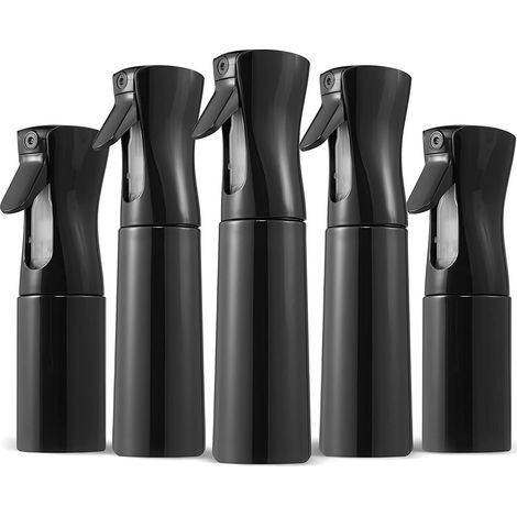 Filiyano-Lot de 5 flacons pulvérisateurs. Spray capillaire à diffusion continue, spray pour plantes, spray nettoyant, brumisateur d'eau à fine brume. (1/4)