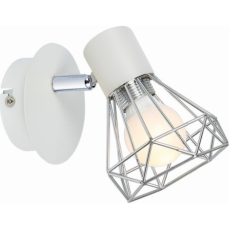 Applique Candellux Verve 91-61331 bianca metallo E14