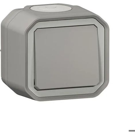 Legrand Plexo 10AX wasserdichter Schalter grau