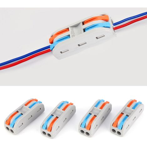 50 Kabelverbinder, Leiter, Kompakt, Farbig, Kabelzubehör 11-28AWG PCT-2-2 (1/5)