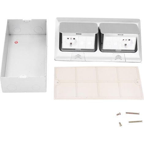 Kit de cache-prise encastrée au sol, accessoire d'alimentation multi-orifices 250 V 16 A à extraction lente (1/5)