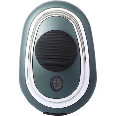 Peigne applicateur pour cuir chevelu, en métal ABS, portable, électrique, pour le soin des cheveux, brosse de massage du cuir chevelu, pour hommes et femmes, vert