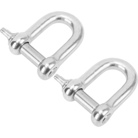 2 maillons D acier inoxydable 316 diamètre 22mm pour anneau à vis marine attache remorquage bateau (1/5)