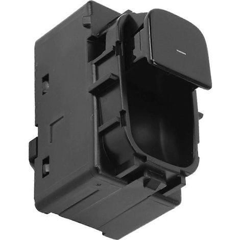 Bouton de lève-vitre de qualité pour porte passager, noir (1/5)