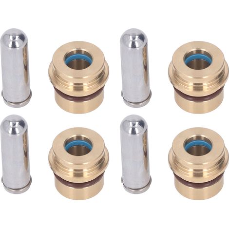 4PCS Joystick Handle Button Head Rubber Sealing Metal Push Rod Button for Sany 60 Excavator