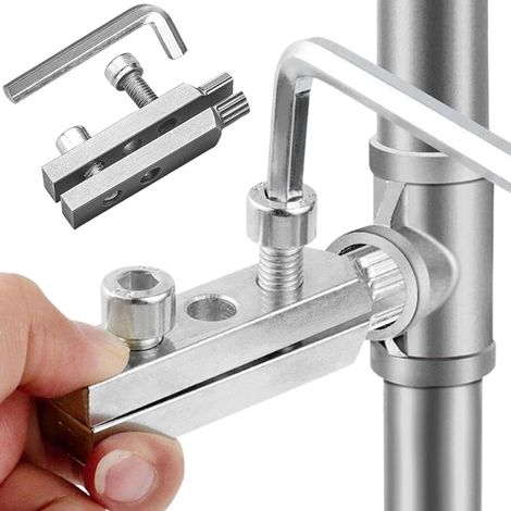 Rohrausziehwerkzeug – Multifunktions-Abzieher für 10/15-mm-Wasserhähne – Sanitärausrüstung für die Reparatur von Duschbewässerungsrohrgewinden