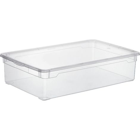 Aufbewahrungsbox Rotho clear box stapelbar 30 Liter