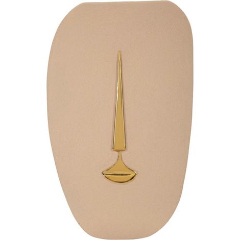 Décoration murale en céramique marron, 25 x 6,5 x 39,5 cm, Murale Lagos (1/5)