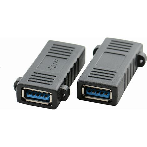 USB-Verlängerungskabel (Buchse auf Buchse), doppelter USB-3.0A-Anschluss (Buchse) mit Kopfhöreradapter (1/5)