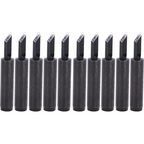 10 pièces pointes de fer à souder remplacement chauffage interne noir pour 900M/900MESD 900MTSK (1/5)