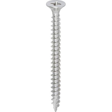 Timco 5.0 x 60mm Classic Stainless Steel Countersunk Wood Screws Qty 200 (1/3)