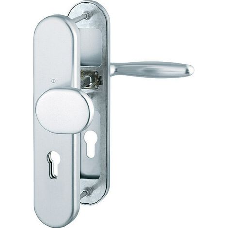 HOPPE® Schutz-Wechselgarnitur mit Langschild Verona 86G/3331/3310/1510, 8/72 mm, Aluminium, 3667652 (1/4)