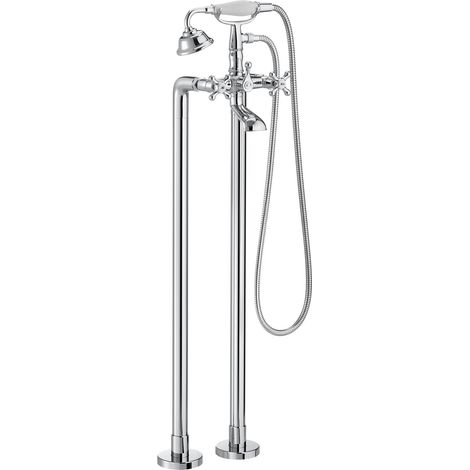 ROCA A5A274BC00 CARMEN Grifo Bimando para Baño-Ducha con Inversor Manual y Equipo de Ducha Cromo - ref: A5A274BC00 (1/2)