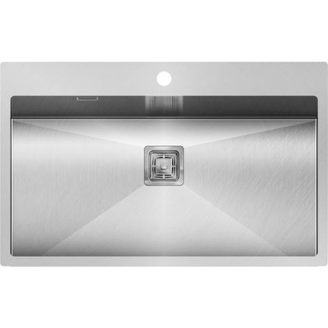 Edelstahl-Einbau-Spüle AIRA 3 - ab 80er Unterschrank, 790 x 510 cm
