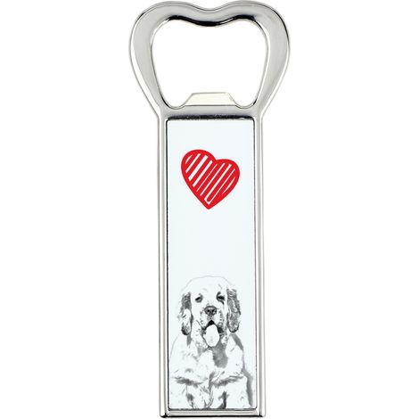 Clumber Spaniel: un abridor de botellas con forma de perro, un abridor de nevera personalizado, un regalo único para hombre de Art-Dog. (1/5)